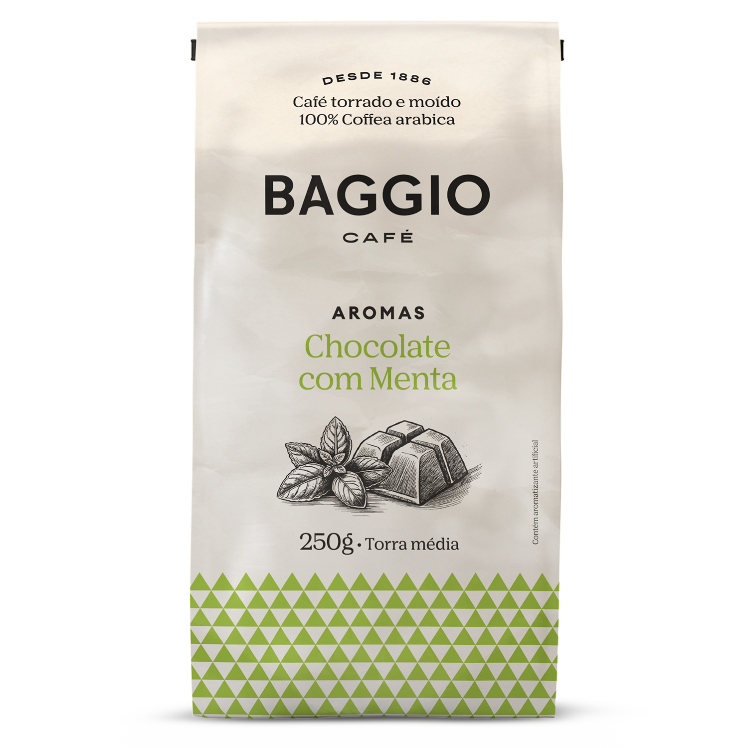Baggio Aromas Chocolate com Menta - 250g