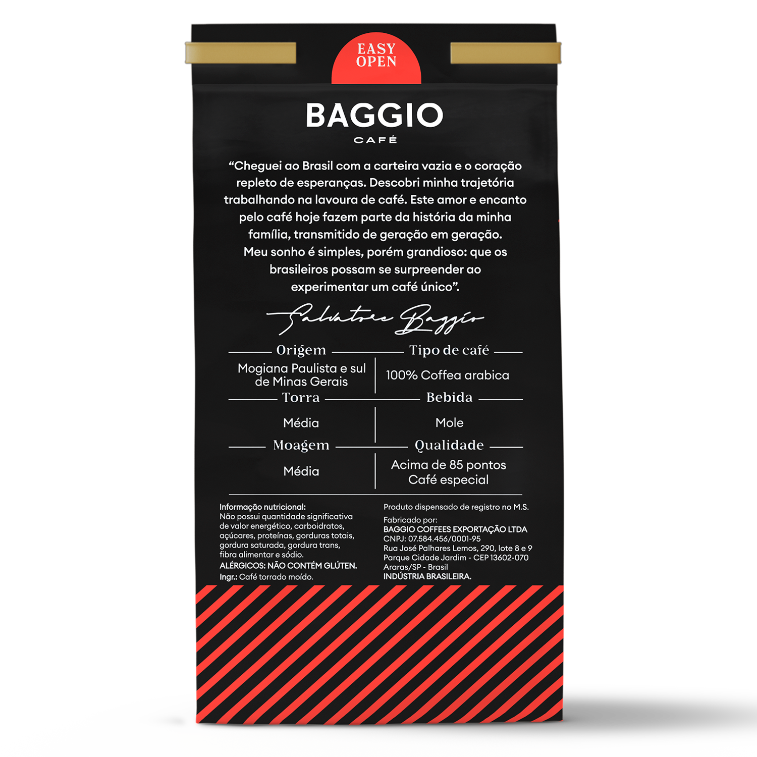 Baggio Café Bourbon 250g Moído