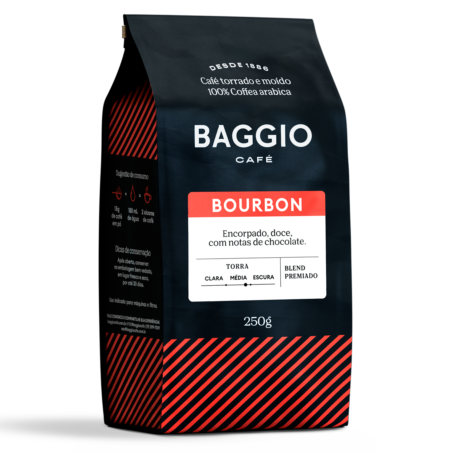 Baggio Café Bourbon 250g Moído